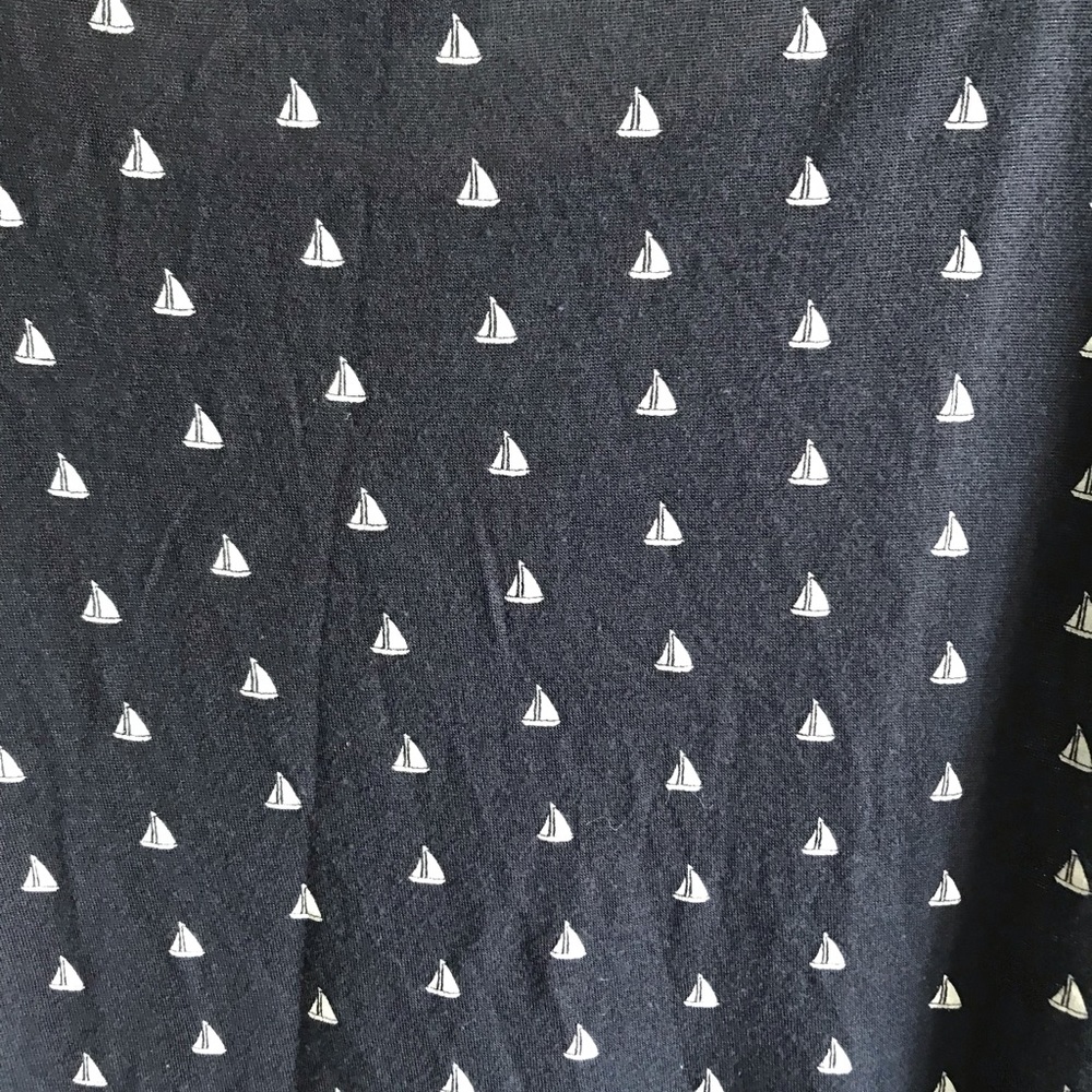 Anthropologie W5 Sailboat Soft Tee Top - Picture 2 of 4